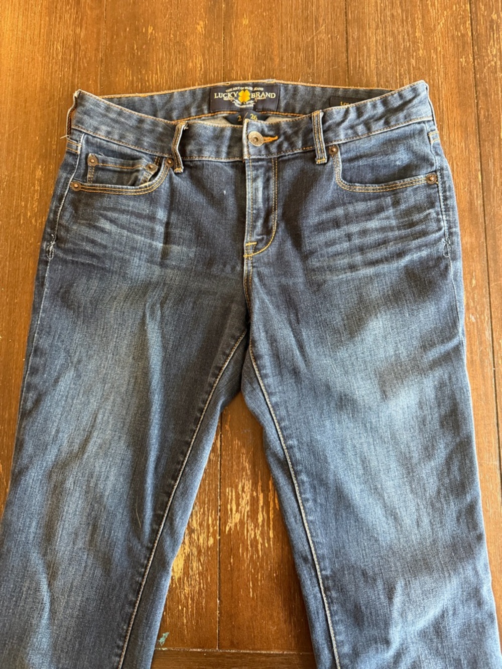 Lucky Brand Women's Medium Blue Skinny Jeans